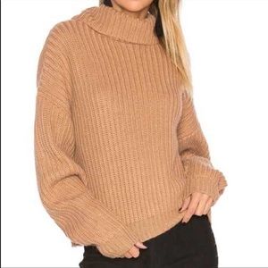 Lovers + Friends On The Road Camel Sweater
